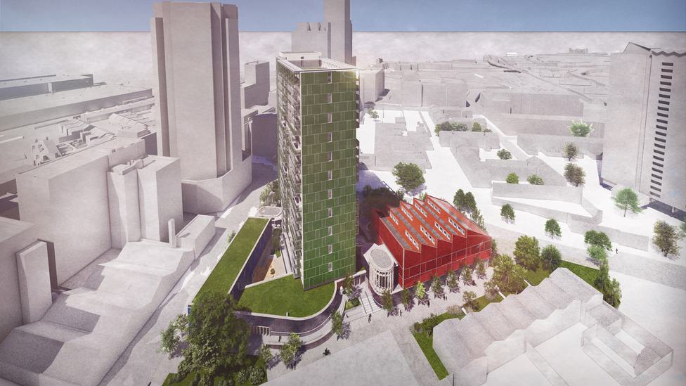 James Riley Point plans approved Carpenters Estate Newham Aerial View Image credit Procter and Matthews Architects