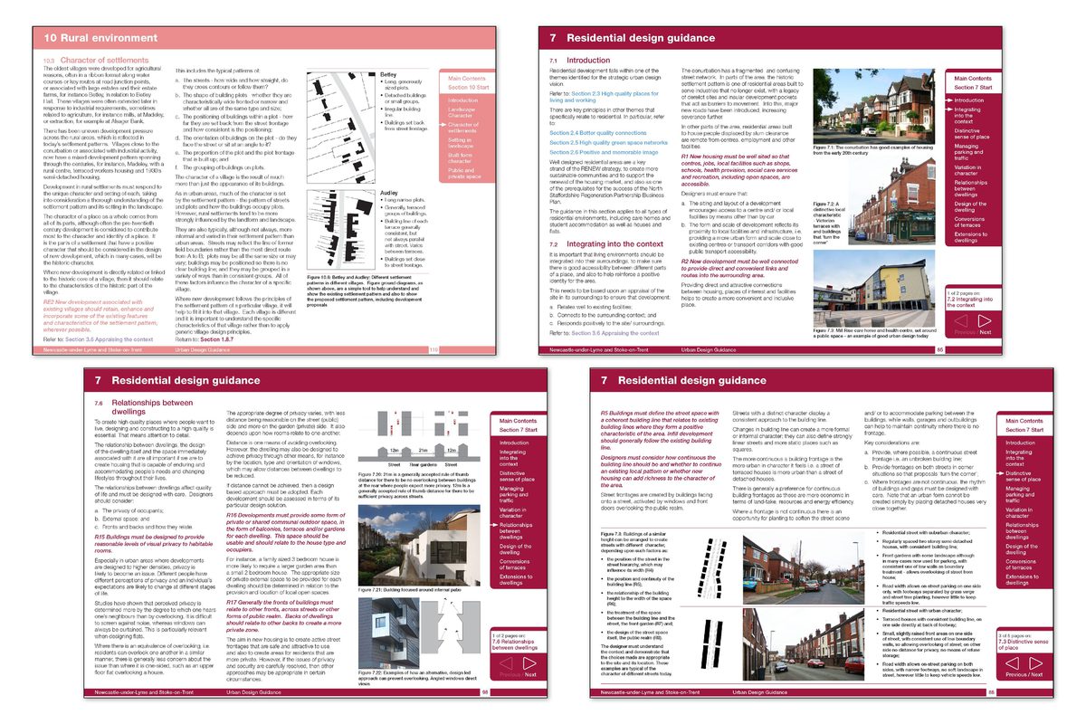 The Design Guide provides clear guidance on how to produce and assess good, sustainable urban design within the planning application process for the benefit of applicants, planning officers, and politicians.