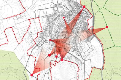 Identifying key views across Harestone