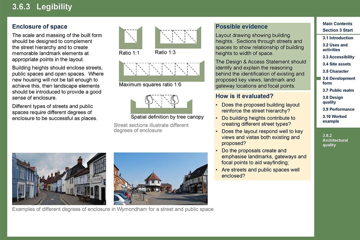 Extract for South Norfolk Placemaking Guide