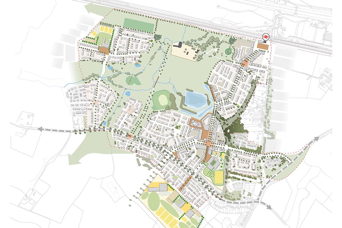 Otterpool Illustrative masterplan