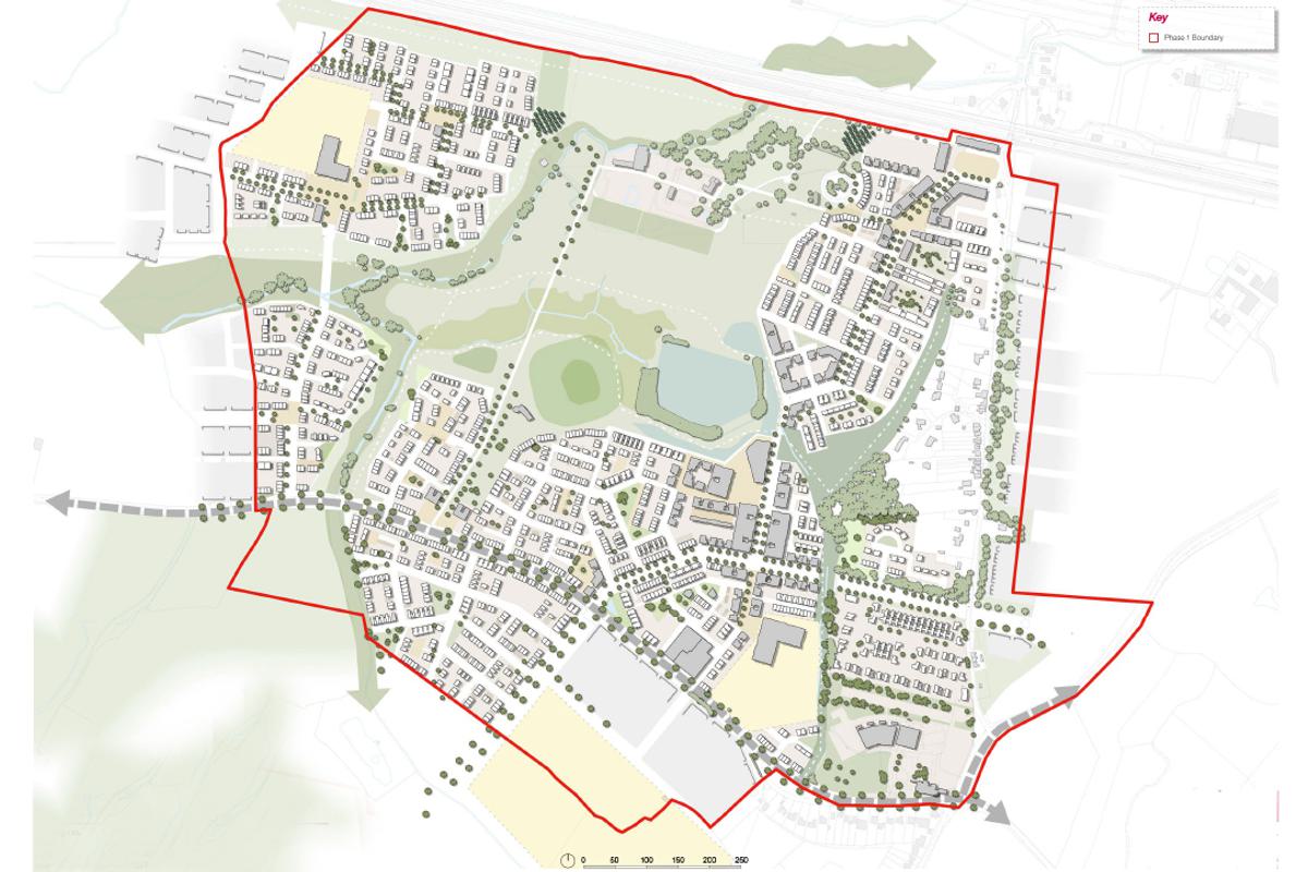 Otterpool Illustrative masterplan