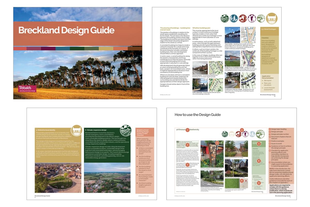 Breckland Design Guide example pages